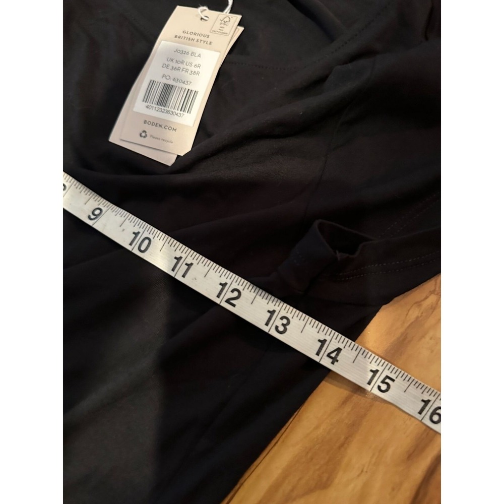 Boden Black Dress NWT‎ Size 6 - Picture 5 of 8